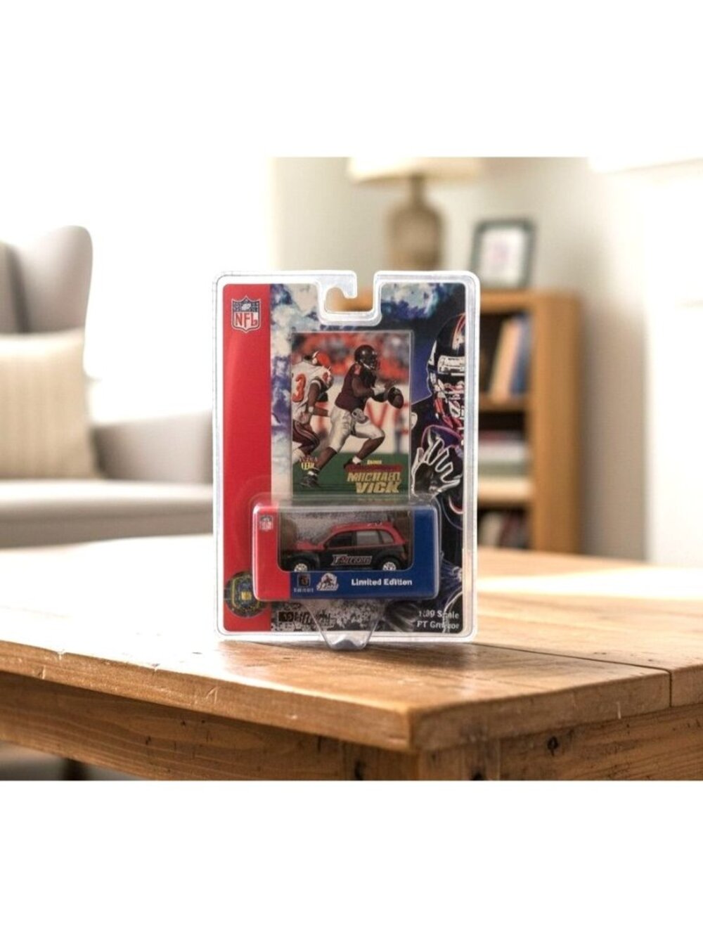 Michael Vick 2001 NFLP Limited Edition 1:64 Scale PT Cruiser Die-Cast Car